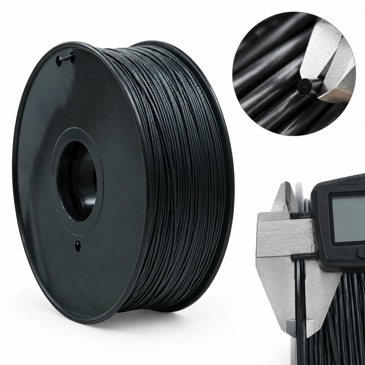 ABS Filament Fluorescent 1.75mm 1kg Yiqiu3D Impact Resistant Smoothable — Product Images