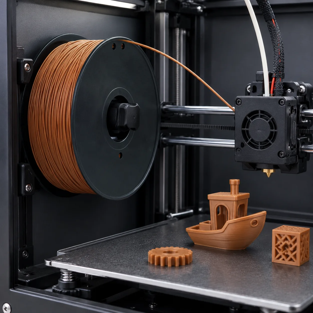 ABS Filament Fluorescent 1.75mm 1kg Yiqiu3D Impact Resistant Smoothable — Product Images
