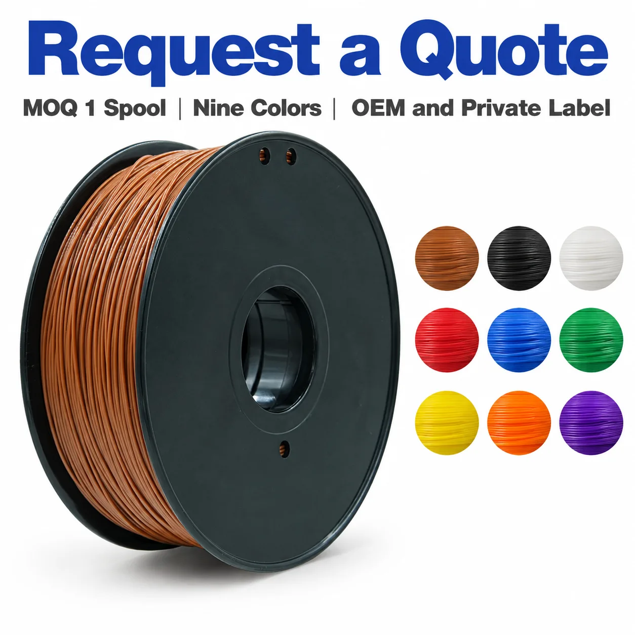 ABS Filament Fluorescent 1.75mm 1kg Yiqiu3D Impact Resistant Smoothable — view 6
