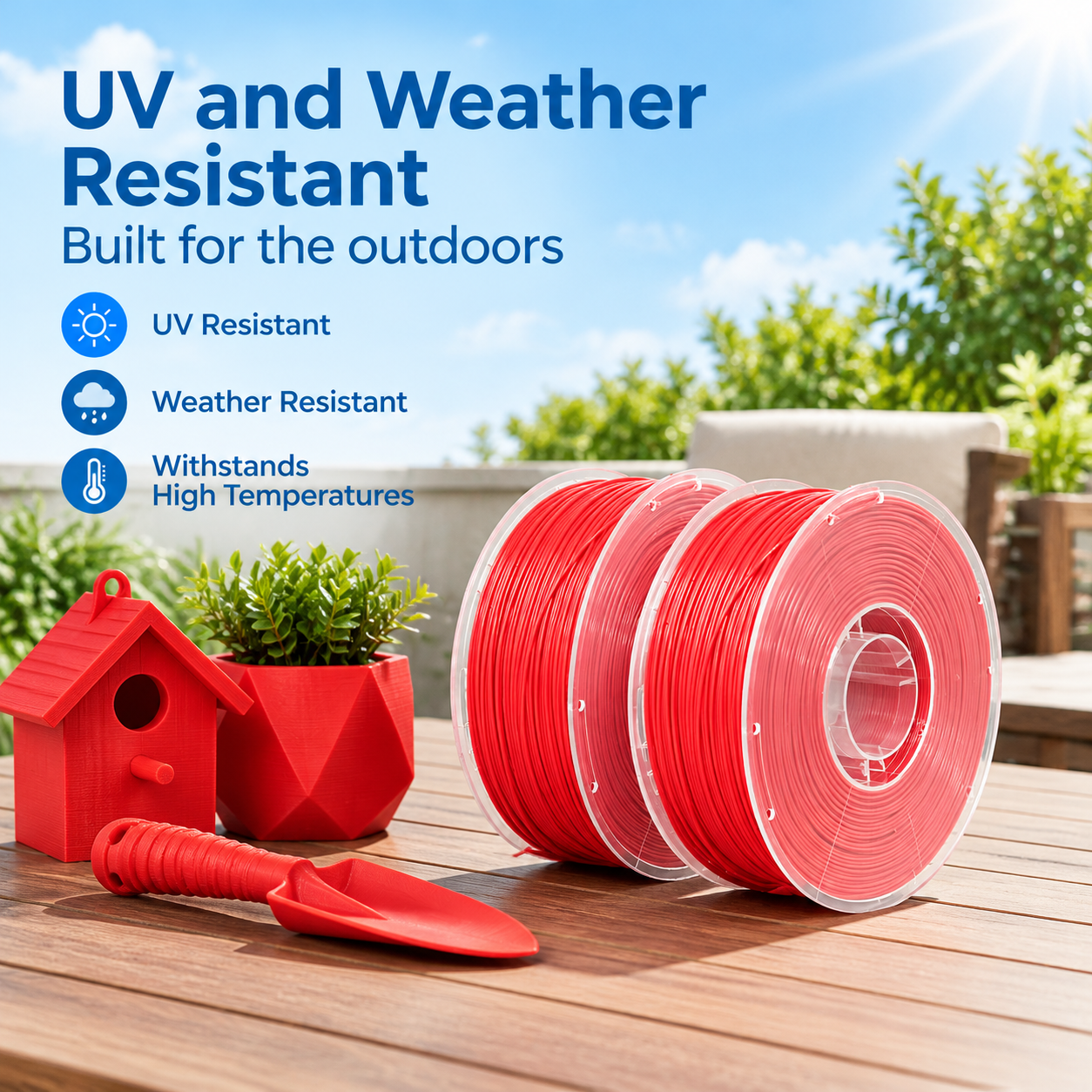 Yiqiu3D ASA Filament 1.75 mm 1 kg Outdoor — Product Images