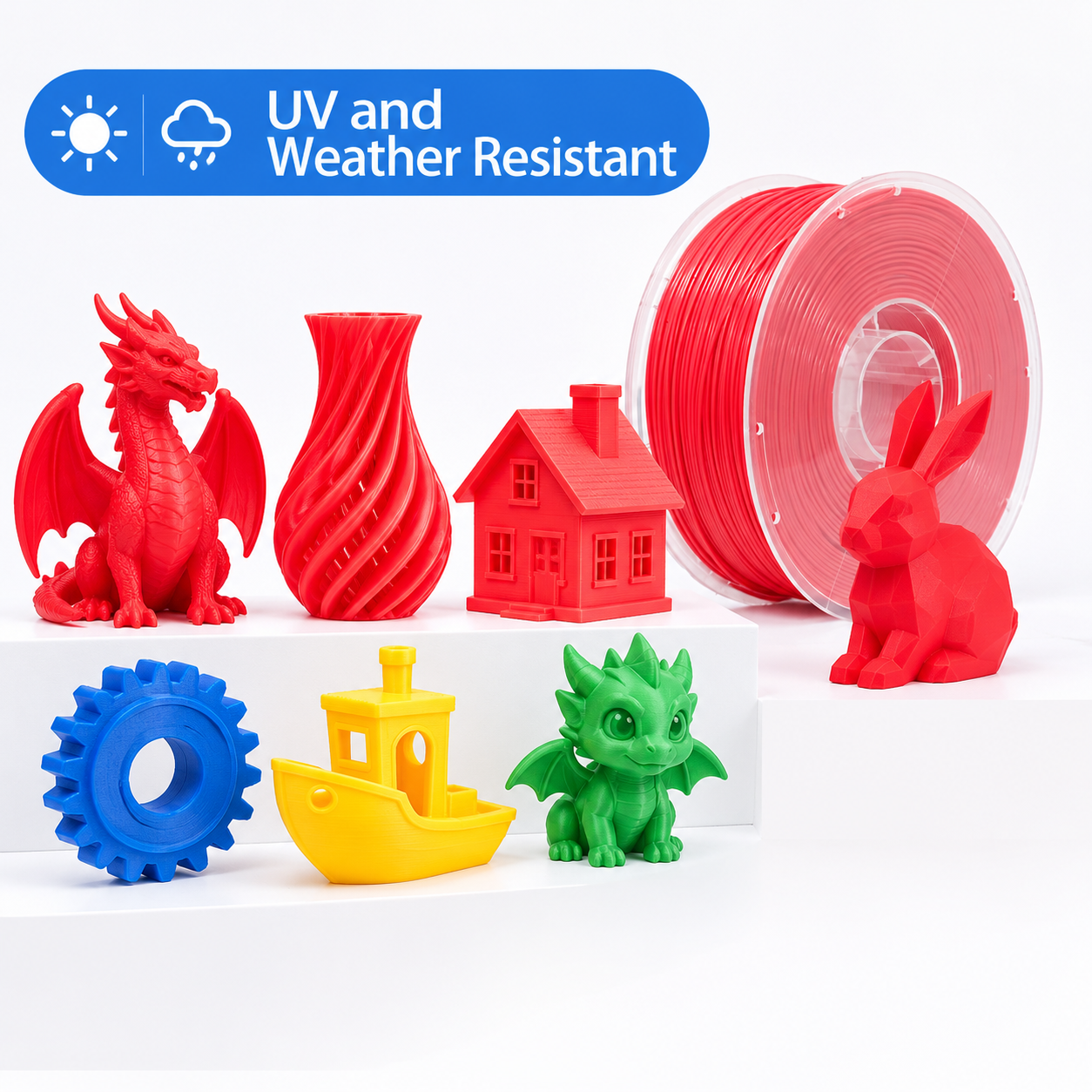 Yiqiu3D ASA Filament 1.75 mm 1 kg Outdoor — Product Images