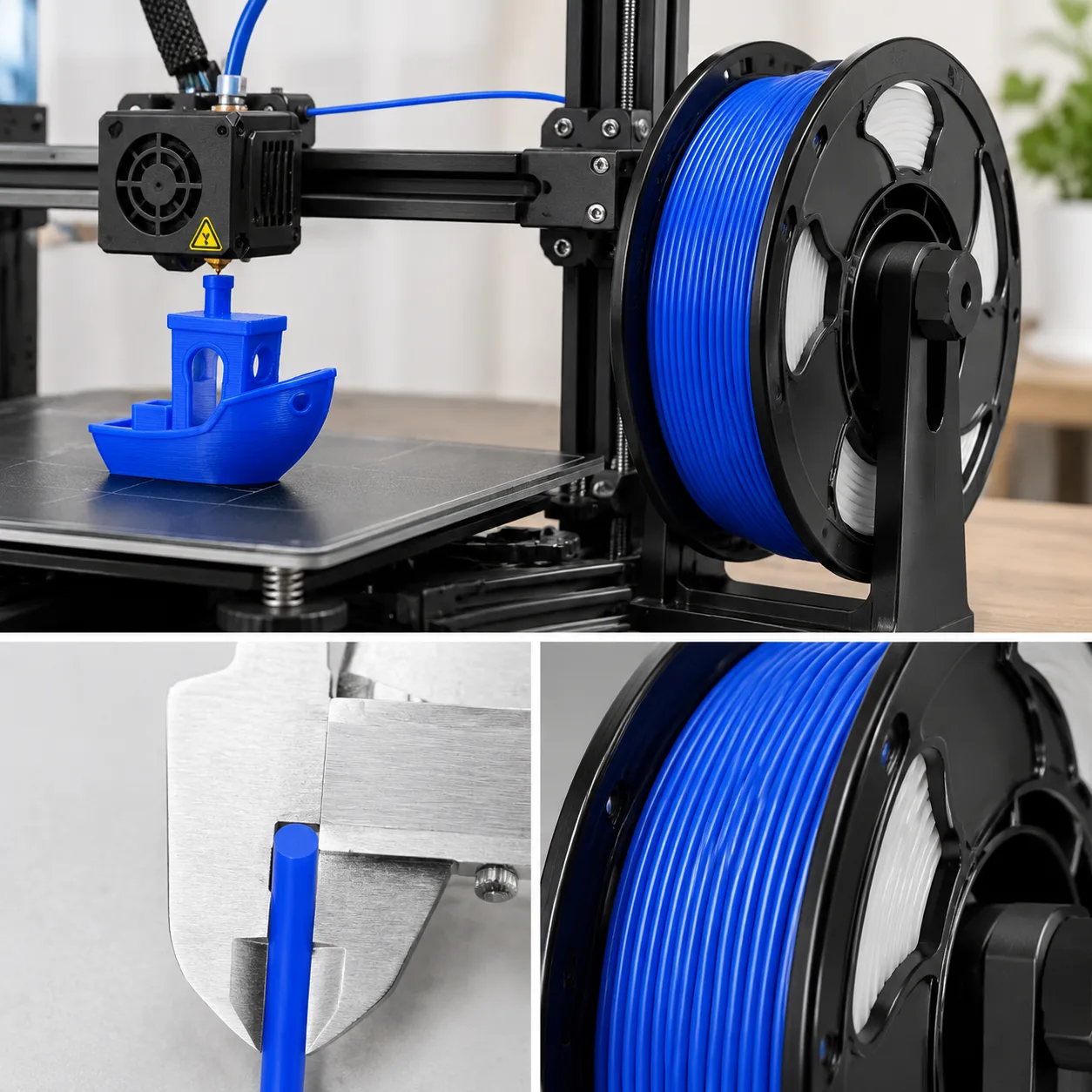 Yiqiu3D Basic PLA Filament 1.75 mm 1 kg High-Speed Prototyping — Product Images