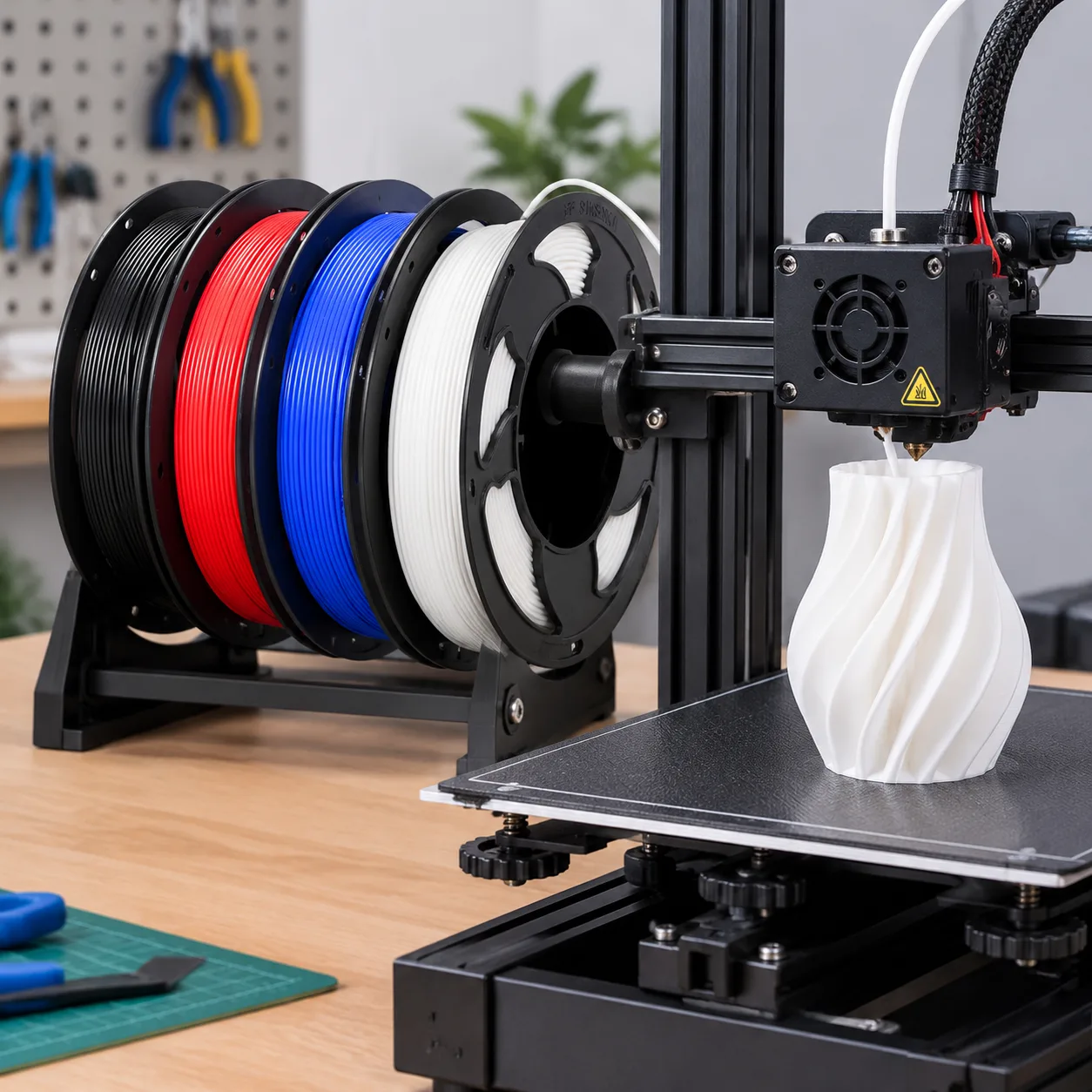 Yiqiu3D Basic PLA Filament 1.75 mm 1 kg High-Speed Prototyping — Product Images