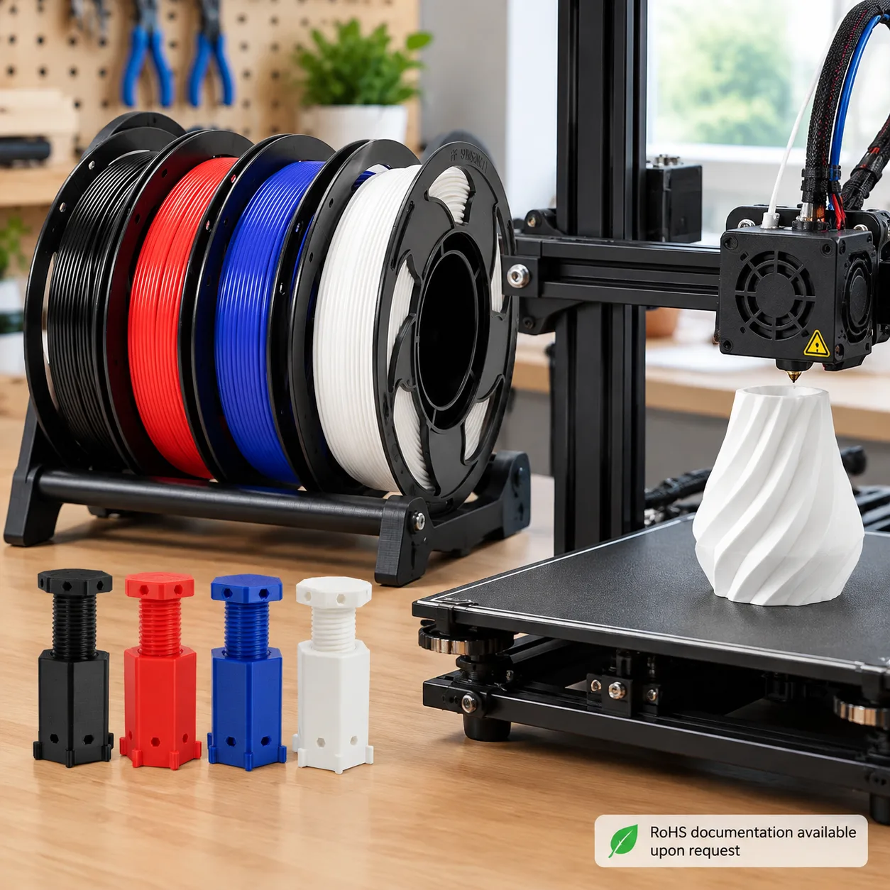 Yiqiu3D Basic PLA Filament 1.75 mm 1 kg High-Speed Prototyping — Product Images