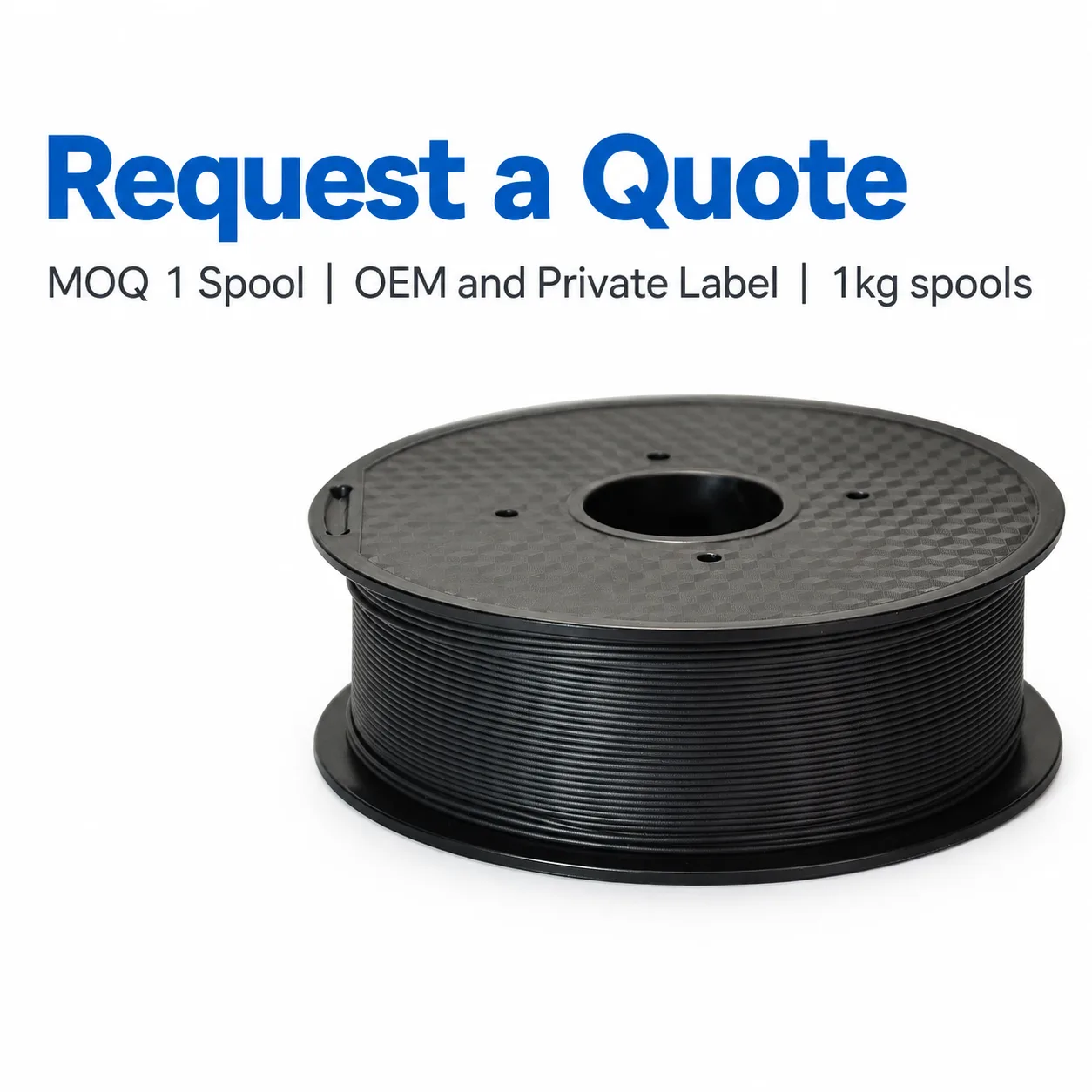 Carbon Fiber ABS Filament 1.75mm 1kg Yiqiu3D Low-Warp Stiffness — view 6
