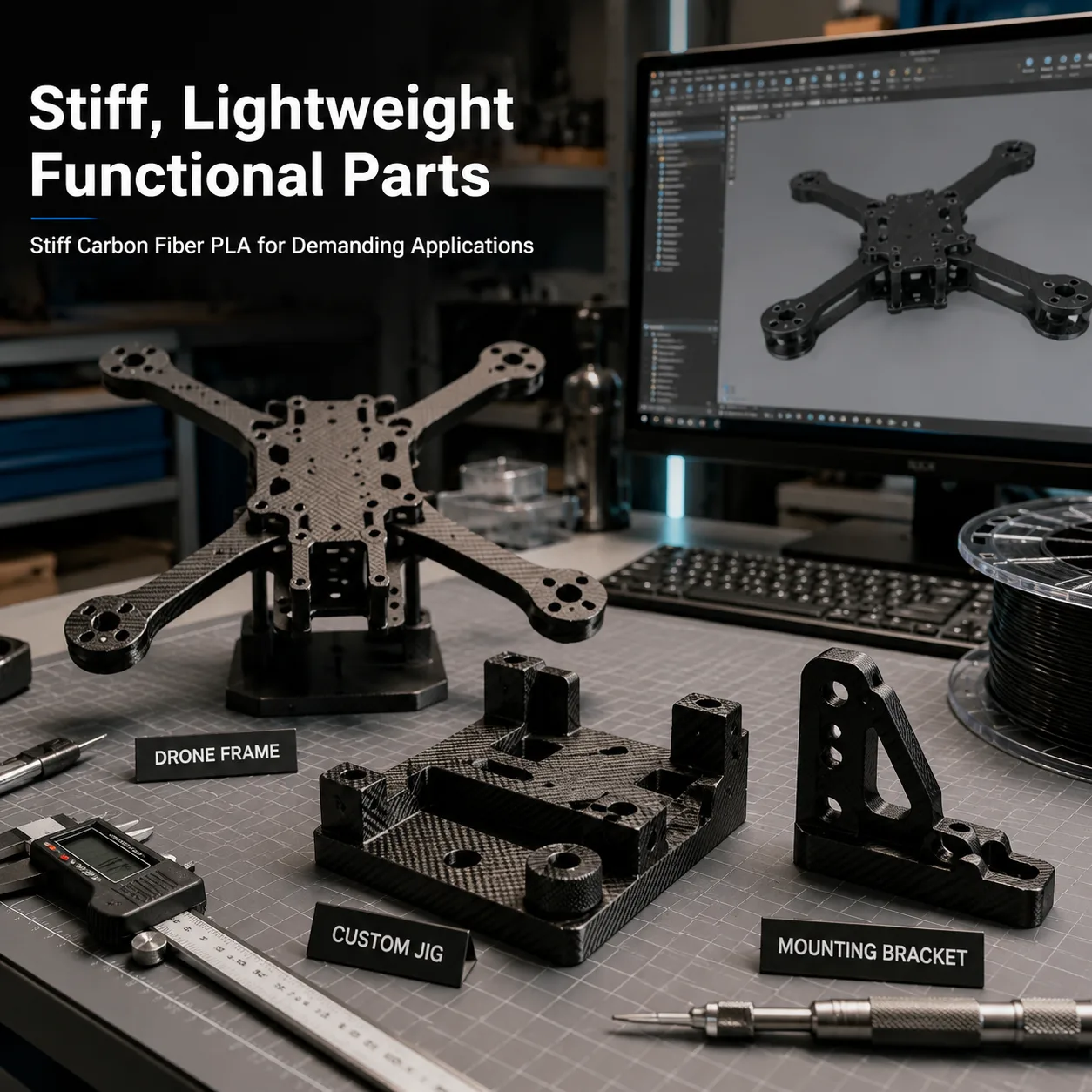 Carbon Fiber PLA — Scene
