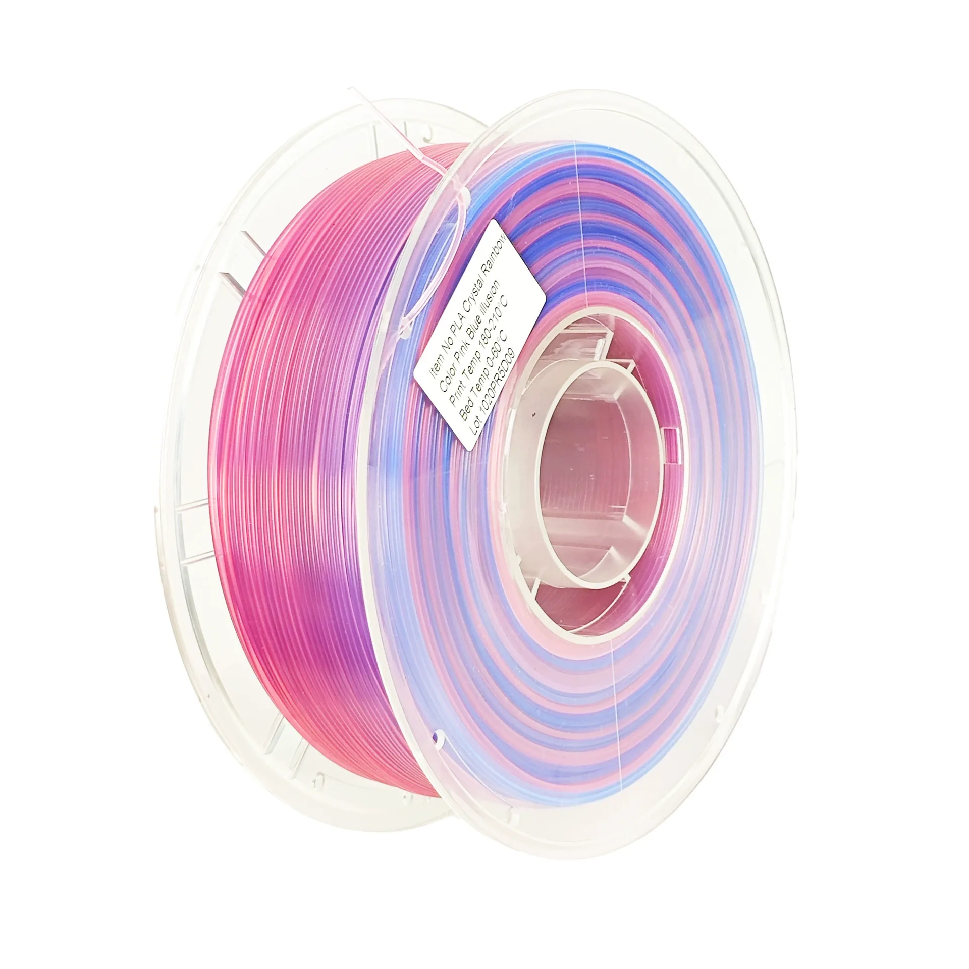 Crystal Rainbow Silk PLA Filament 1.75mm