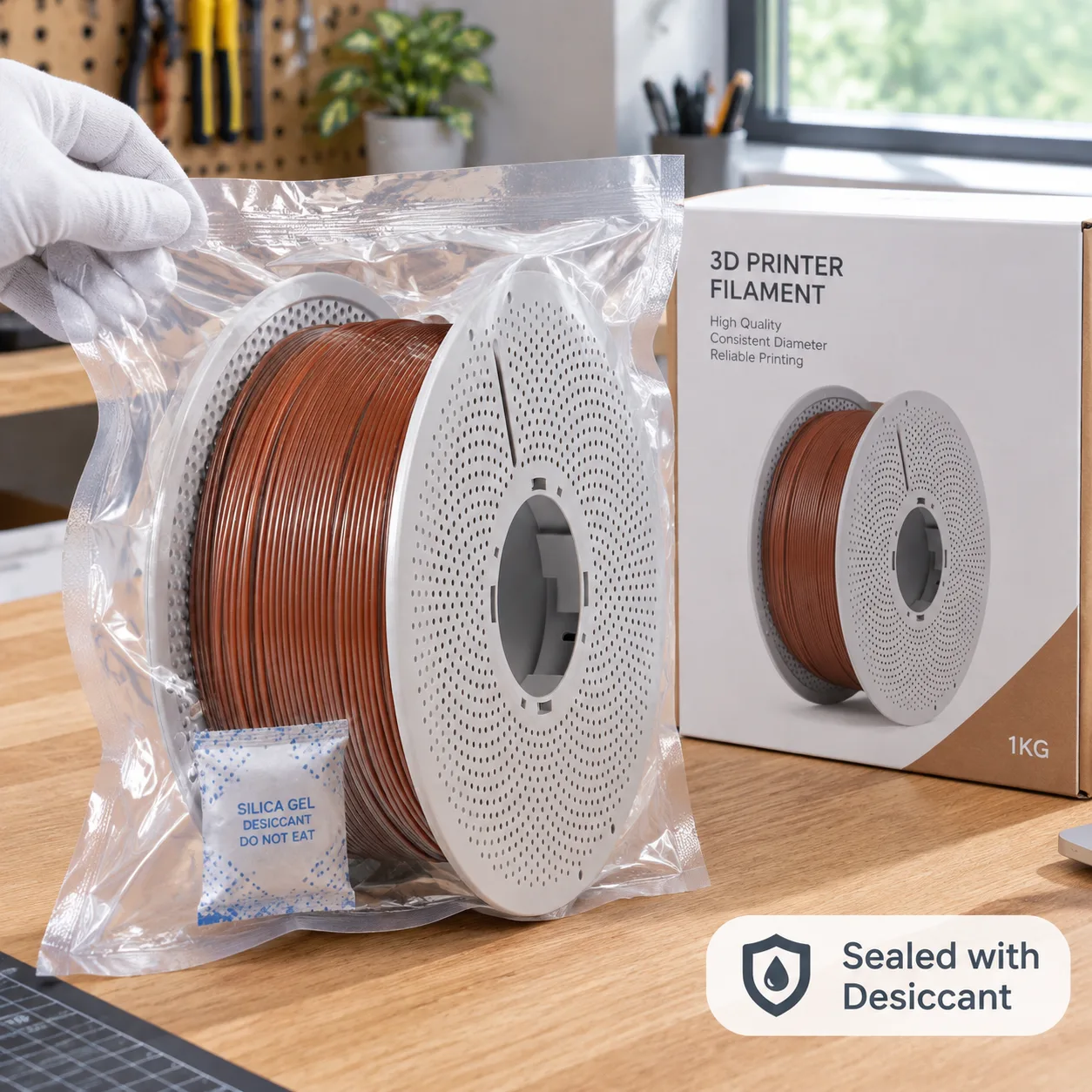 Dual Color Matte PLA Filament 1.75mm 1kg Yiqiu3D Two-Tone — Product Images