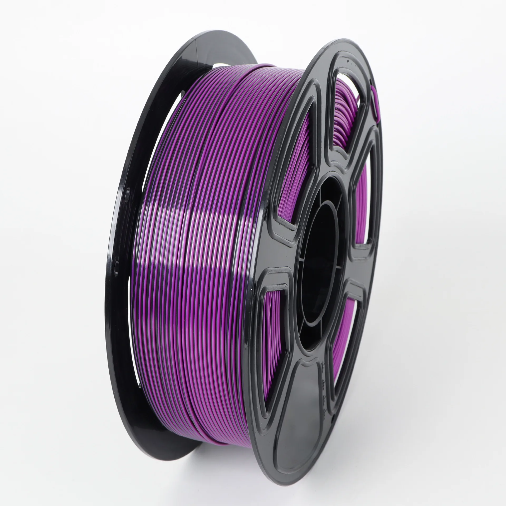 Silk Dual Color Black Purple