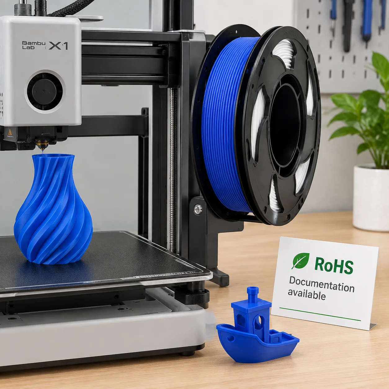 Yiqiu3D Eco-Friendly Strong Basic PLA Filament 1.75mm 1kg Solid Colors — Product Images
