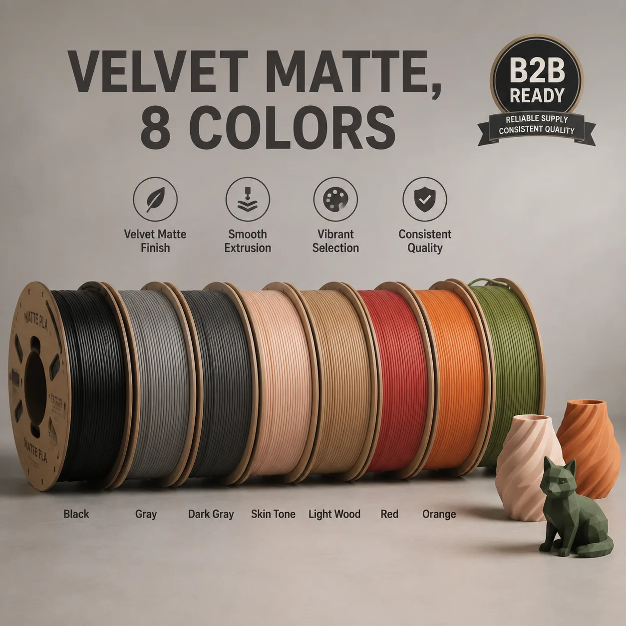 Factory Wholesale Matte PLA — view 6