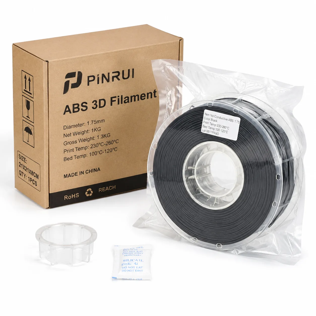 Flame Retardant ABS Filament 1.75mm Fire Resistant — Product Images