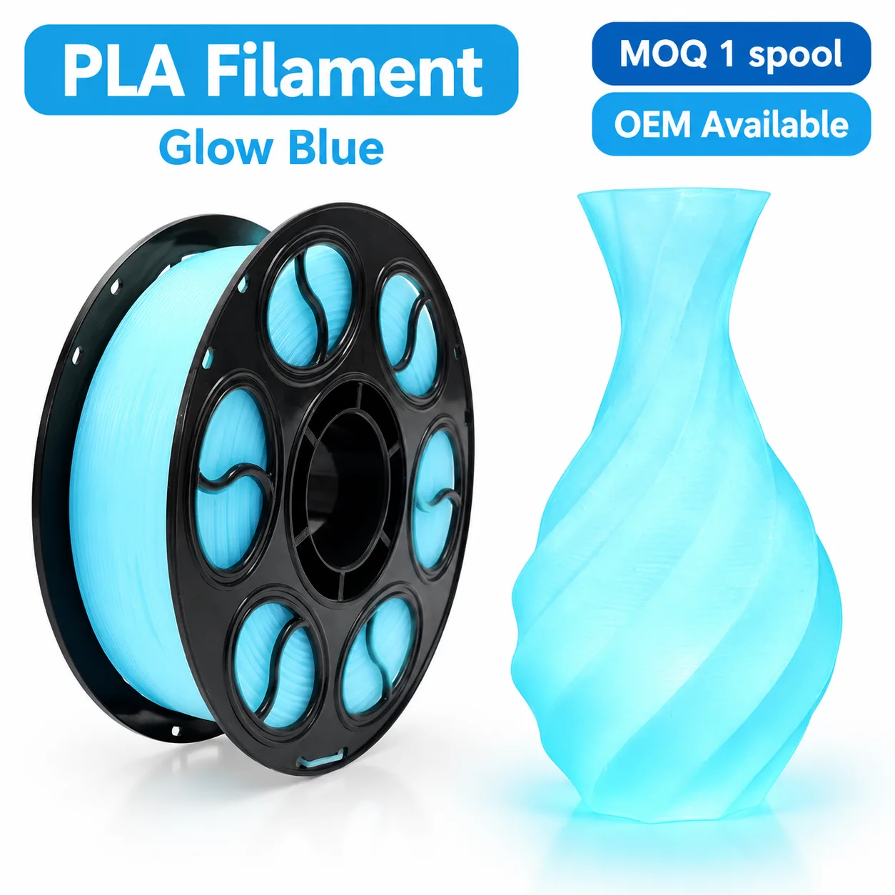 Glow in the Dark PLA 1.75mm 1KG