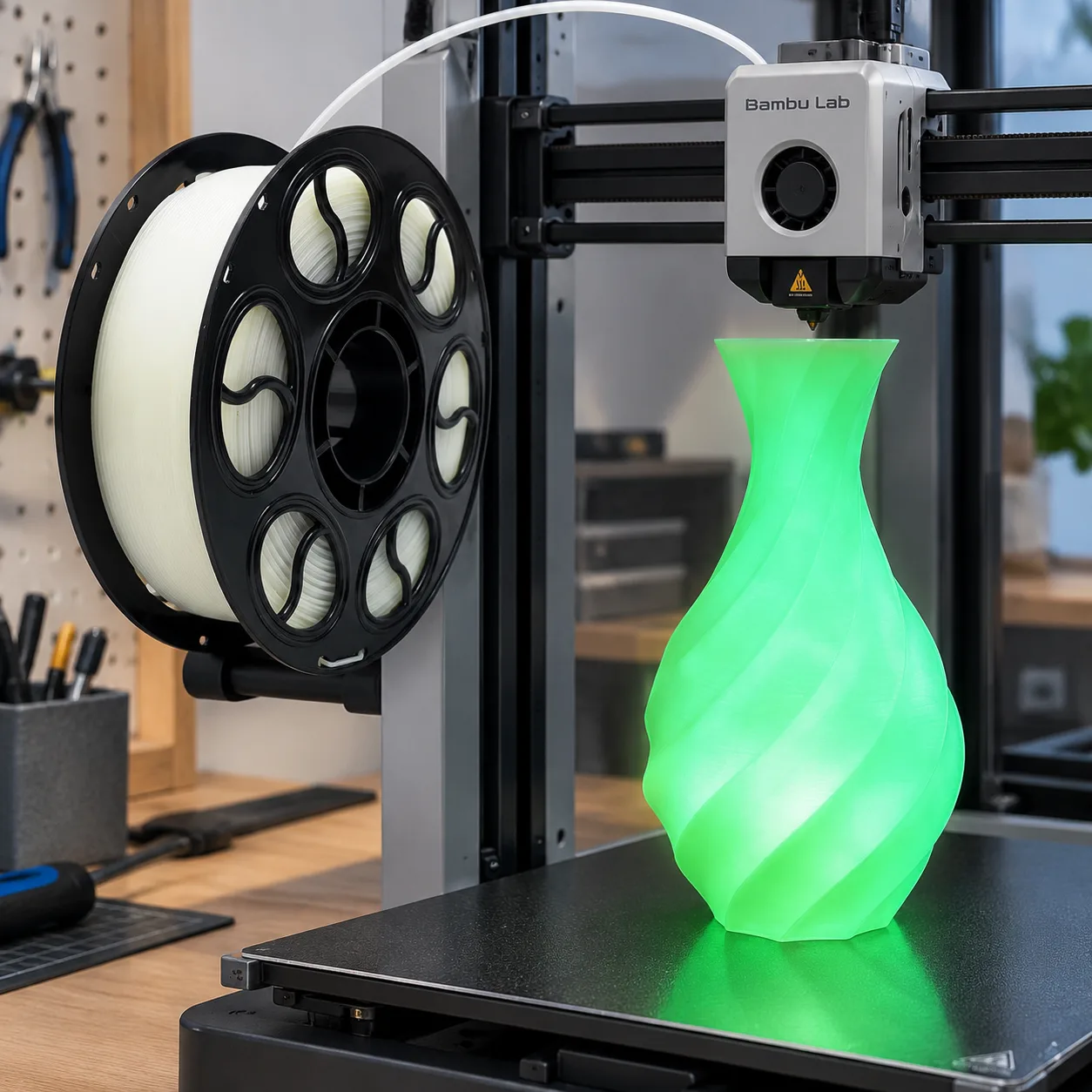 Glow in the Dark PLA 1.75mm 1KG — Product Images