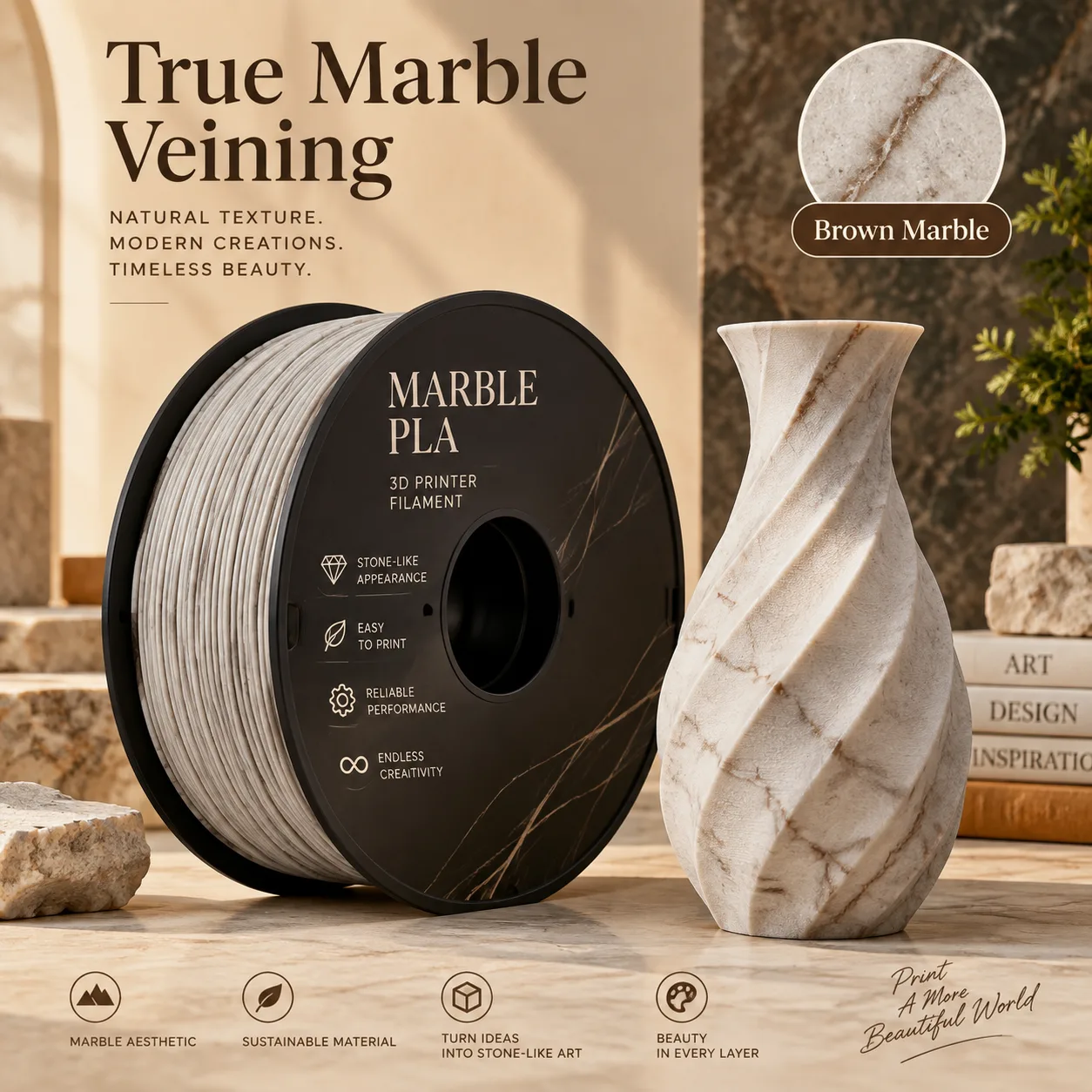 Marble PLA Filament — view 6