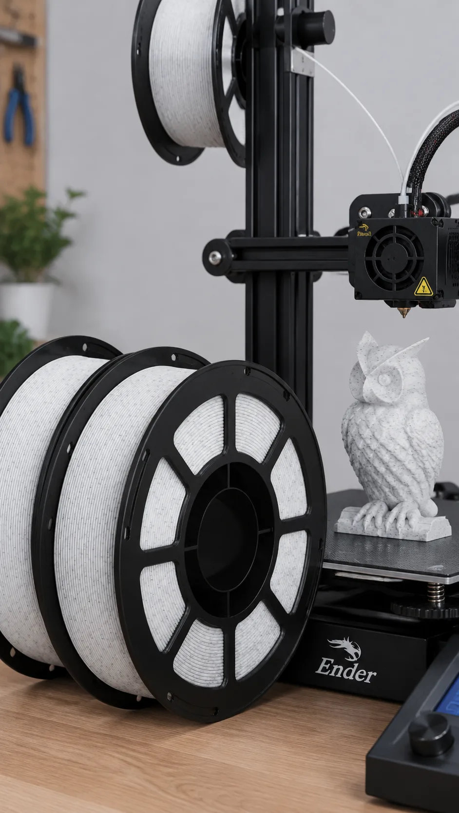 Marble PLA 3D Printer Filament Stone-Texture Finish 8 Marble Tones Architectural Decor — Close-up