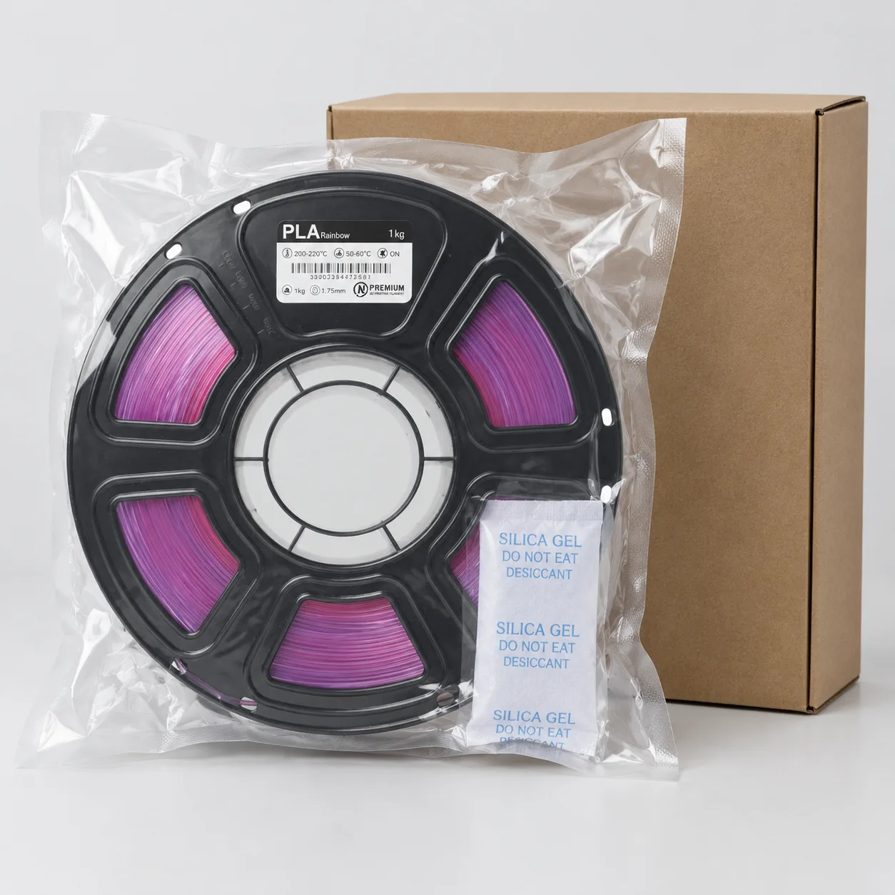 Matte PLA Filament Four Seasons 1.75mm 1kg Yiqiu3D Matte Finish — Product Images