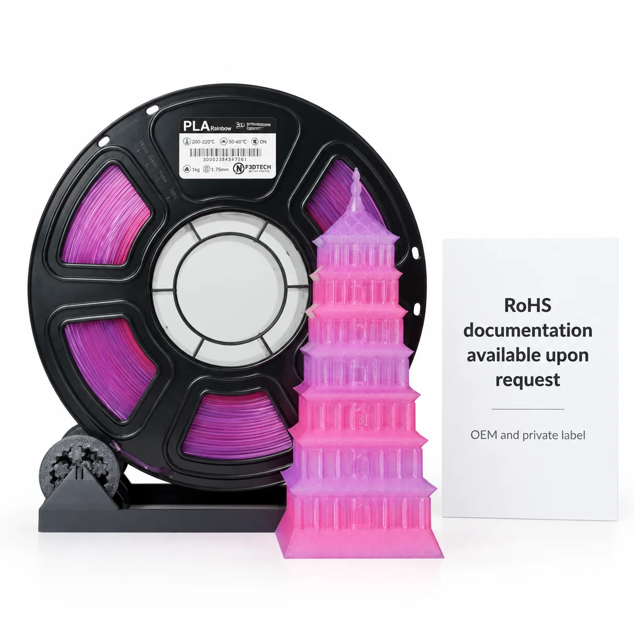 Matte PLA Filament Four Seasons 1.75mm 1kg Yiqiu3D Matte Finish — Product Images