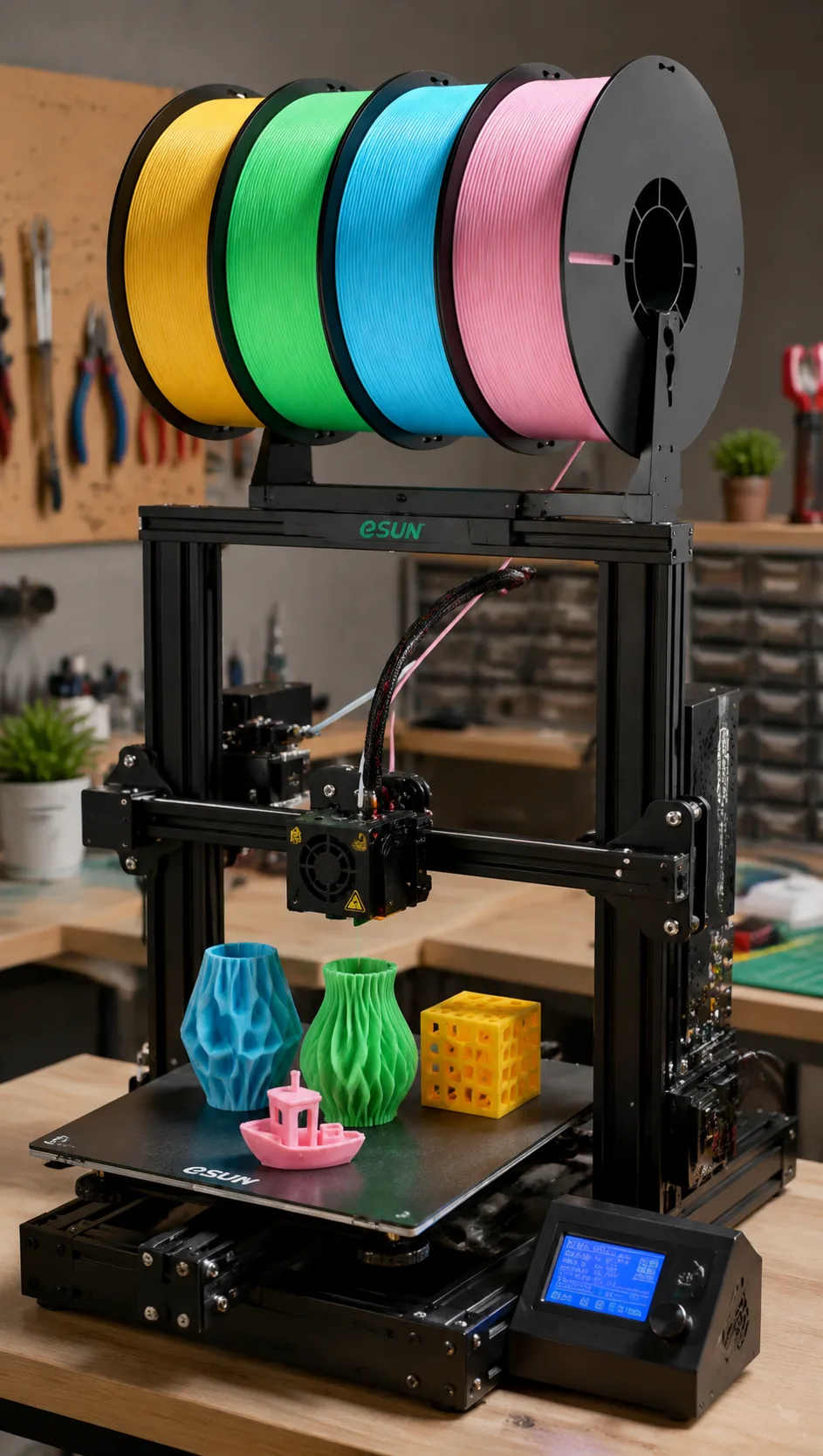 Matte PLA Filament 8 Pack 1.75mm 8x250g Color Sampler — Scene