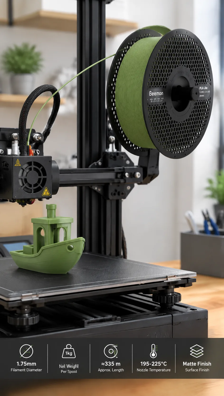 OEM Matte PLA+ — Spec Sheet