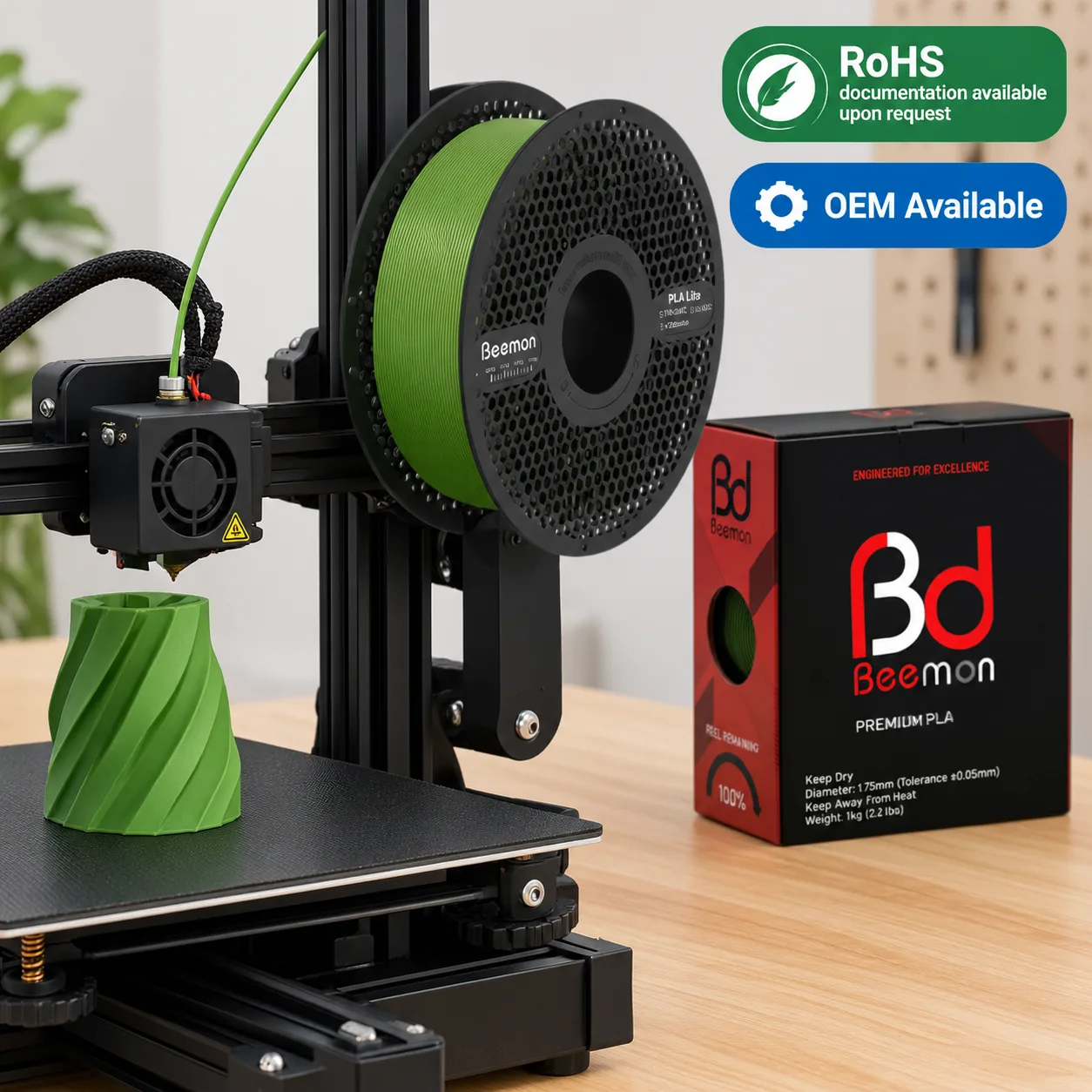 OEM Matte PLA+ — Product Images