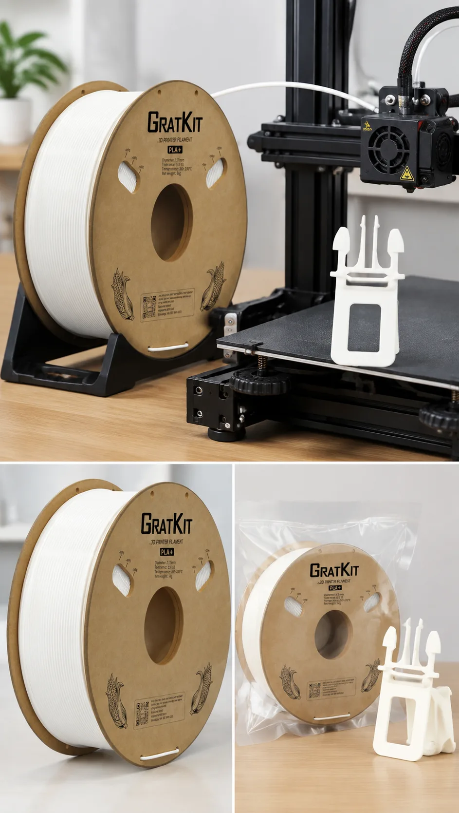 OEM PLA+ Marble — Close-up