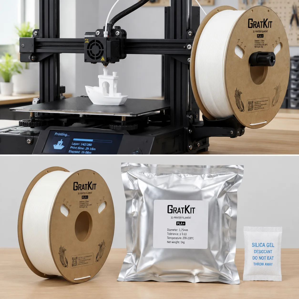 OEM PLA+ Marble — Product Images