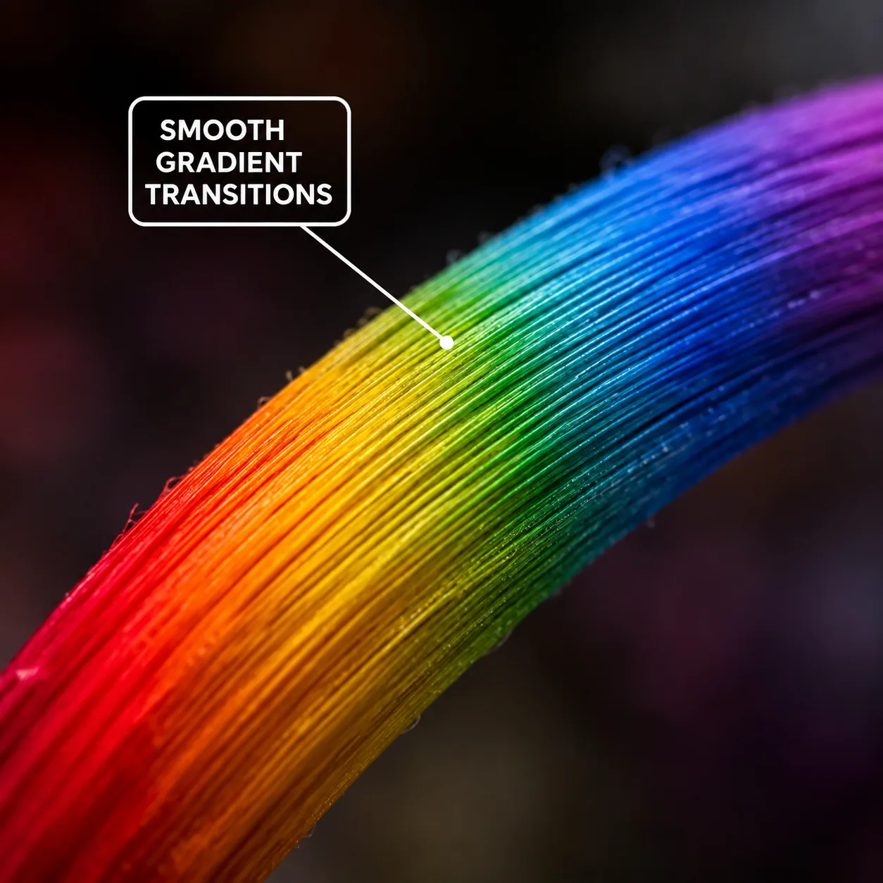 PETG Rainbow Filament 1.75mm 1KG Gradient Macaron Cosmic Colors Durable Art — Product Images