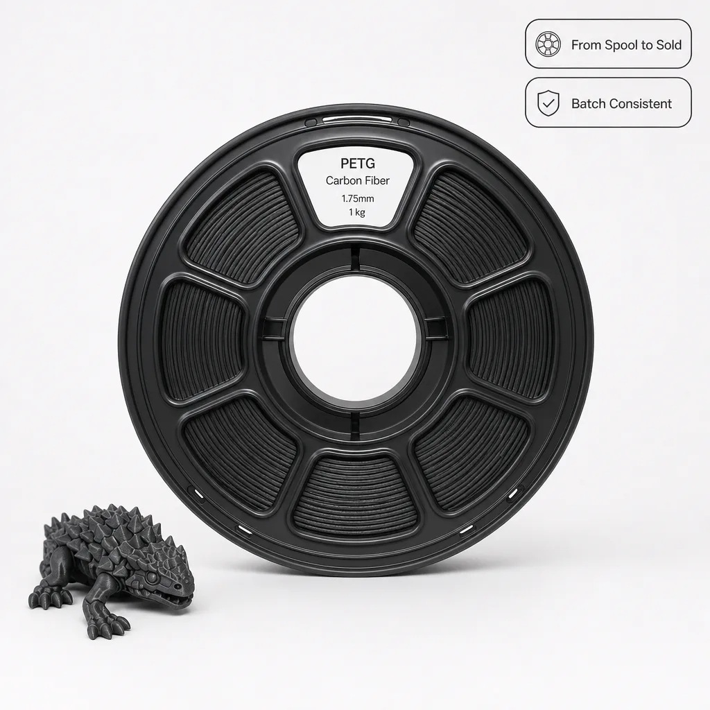 Carbon Fiber PETG Filament 1.75mm 1kg High Strength — view 6