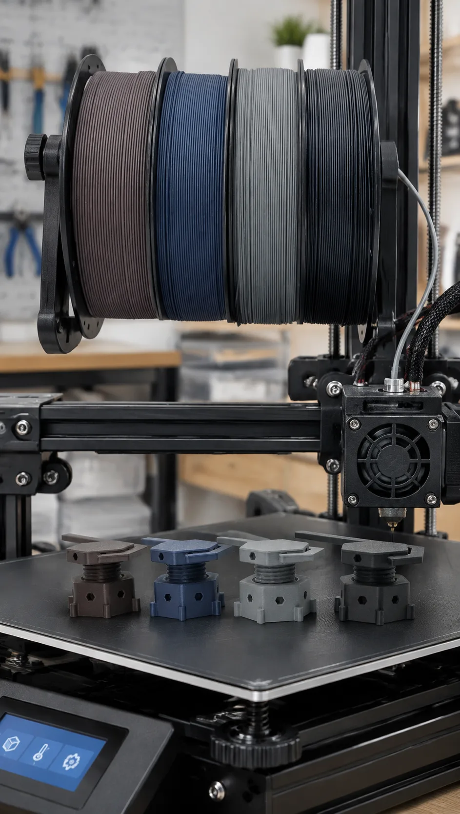 Yiqiu3D PLA CF & PLA GF Filament 1.75 mm 1 kg Fiber-Reinforced — Scene