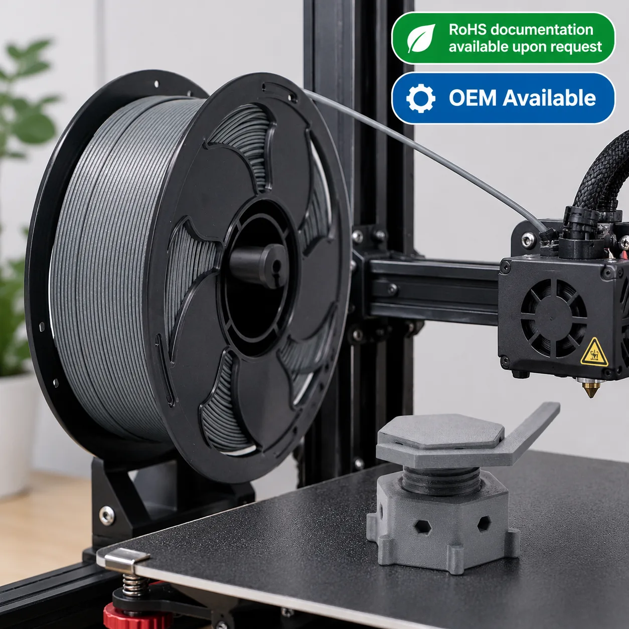 Yiqiu3D PLA CF & PLA GF Filament 1.75 mm 1 kg Fiber-Reinforced — Product Images