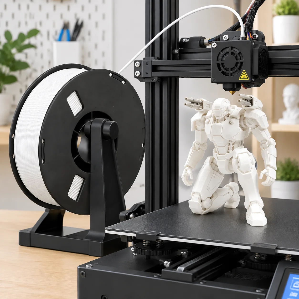 PLA+ 3D Printer Filament Enhanced Toughness 8 Vivid Colors Less Brittle Models — Product Images