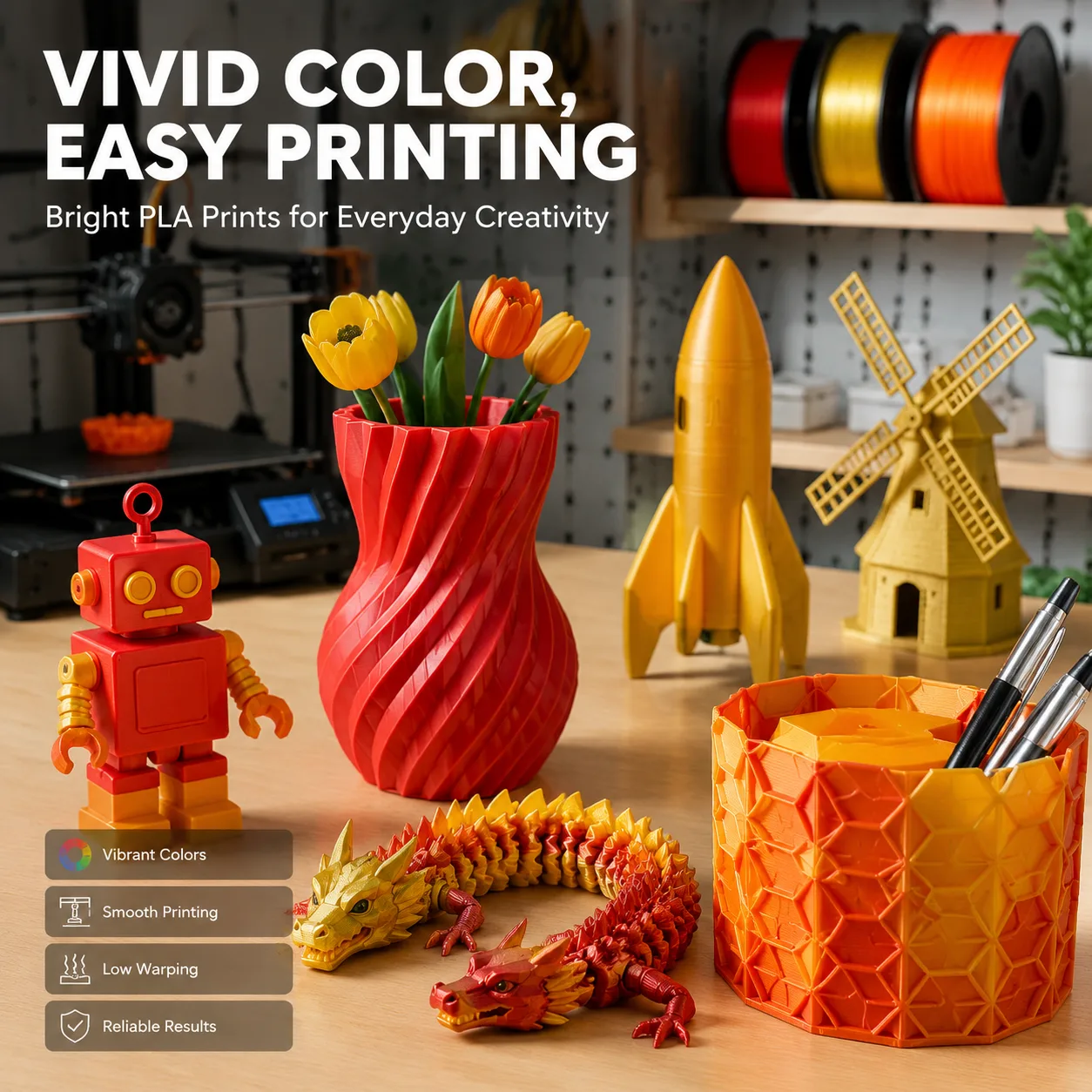 PLA Filament 1.75mm — Product Images