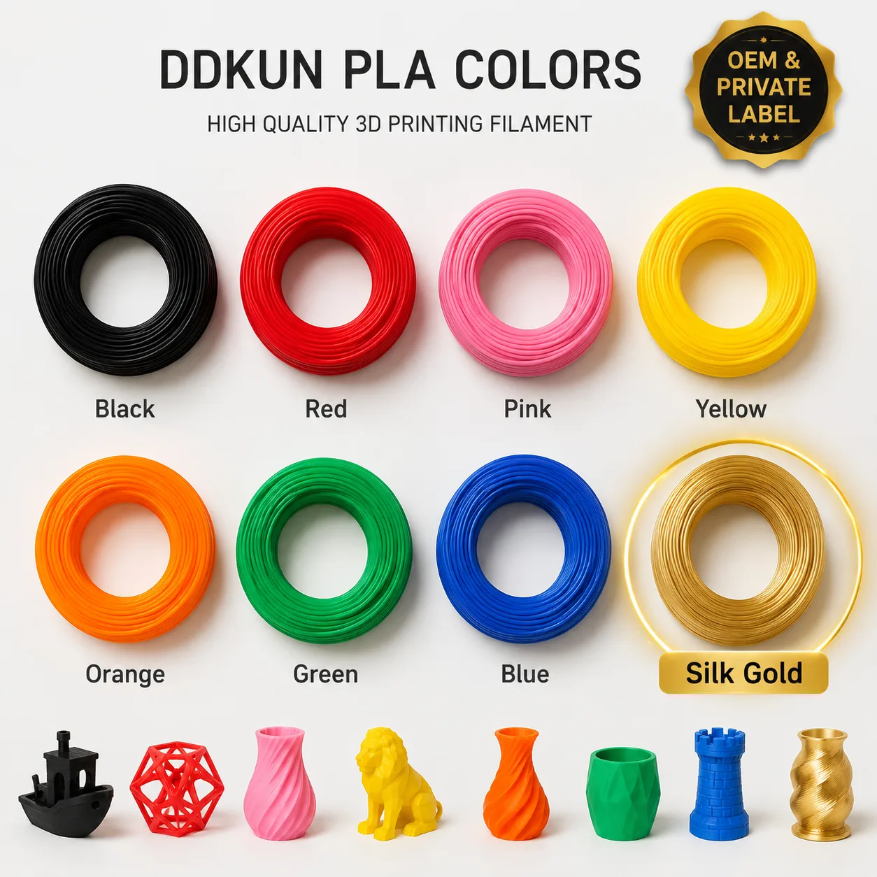 PLA Filament 1.75mm — Product Images