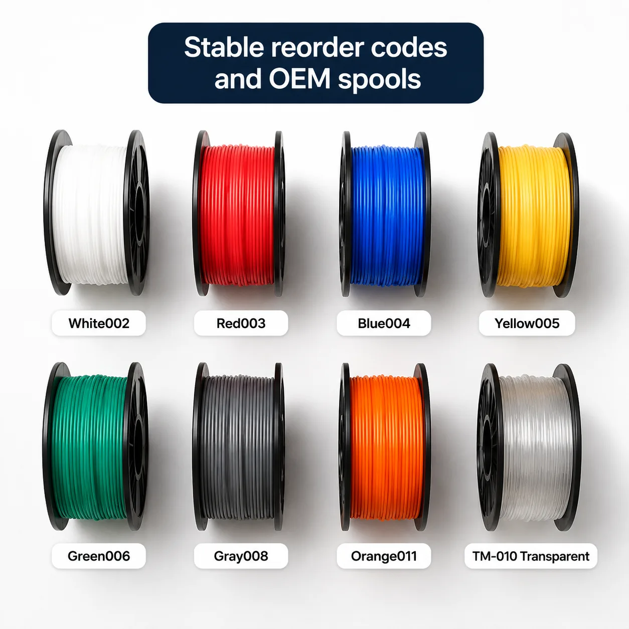 Yiqiu3D PLA 1.75mm — Product Images