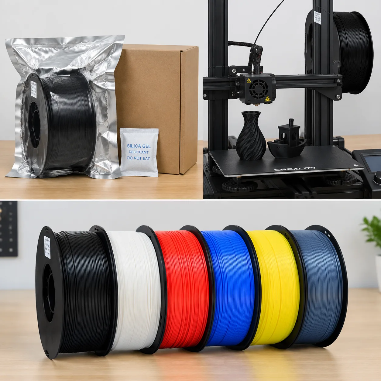 PLA 1.75mm 3D Printer Filament Premium Quality 8 Colors — Product Images