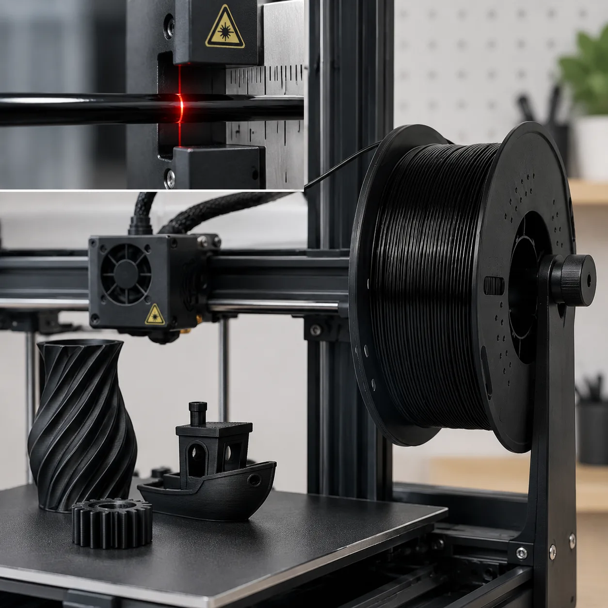 PLA 3D Printer Filament 1.75mm 8 Vivid Colors Silk Gold Low Warp Odorless Filament — Product Images