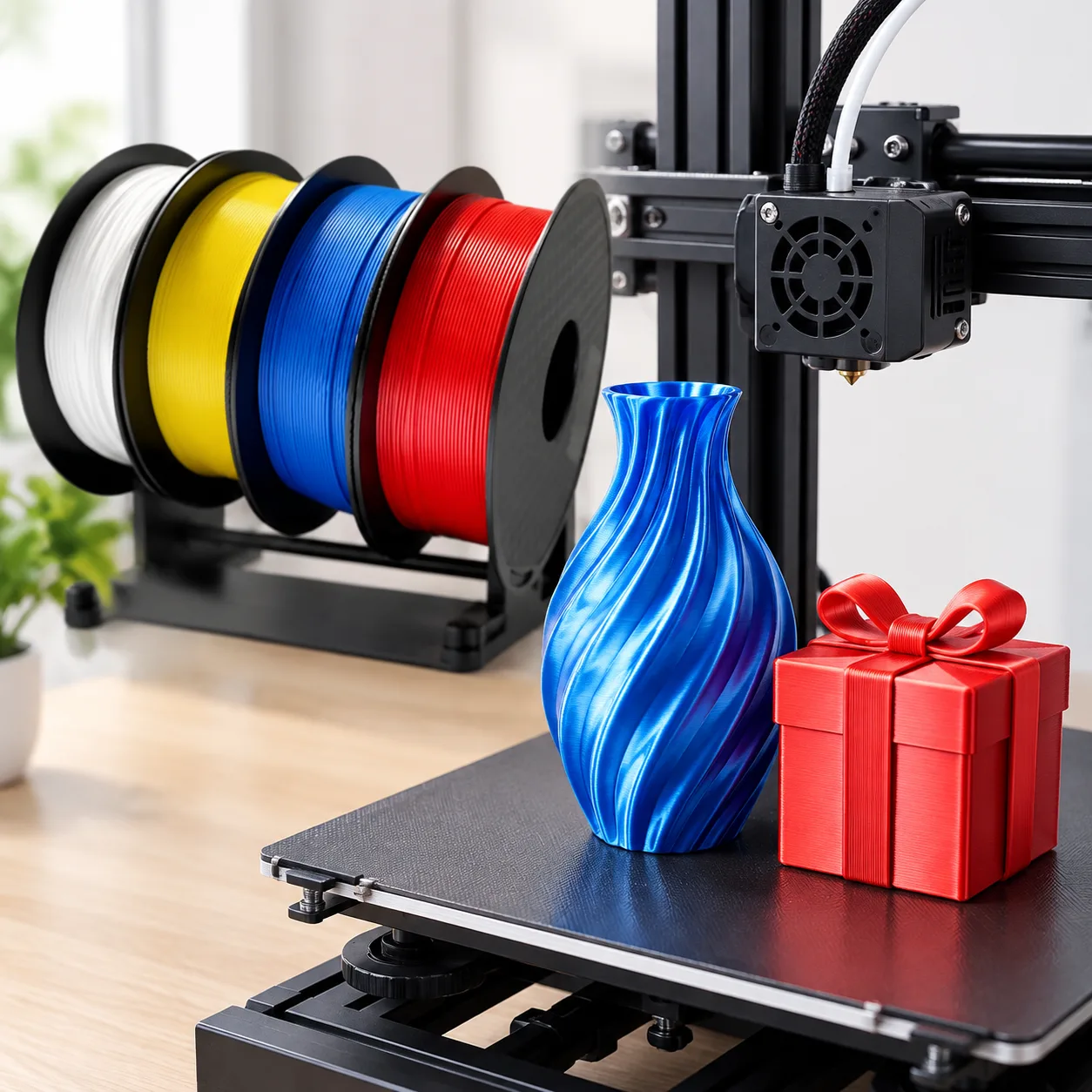 PLA 3D Printer Filament 1.75mm 8 Vivid Colors Silk Gold Low Warp Odorless Filament — Product Images