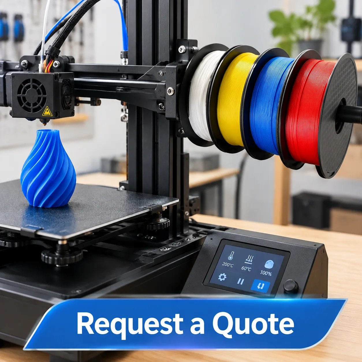 PLA 3D Printer Filament 1.75mm 8 Vivid Colors Silk Gold Low Warp Odorless Filament — view 6