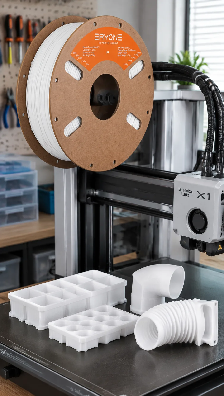PP Filament 900g 1.75mm Yiqiu3D Chemical-Resistant — Scene