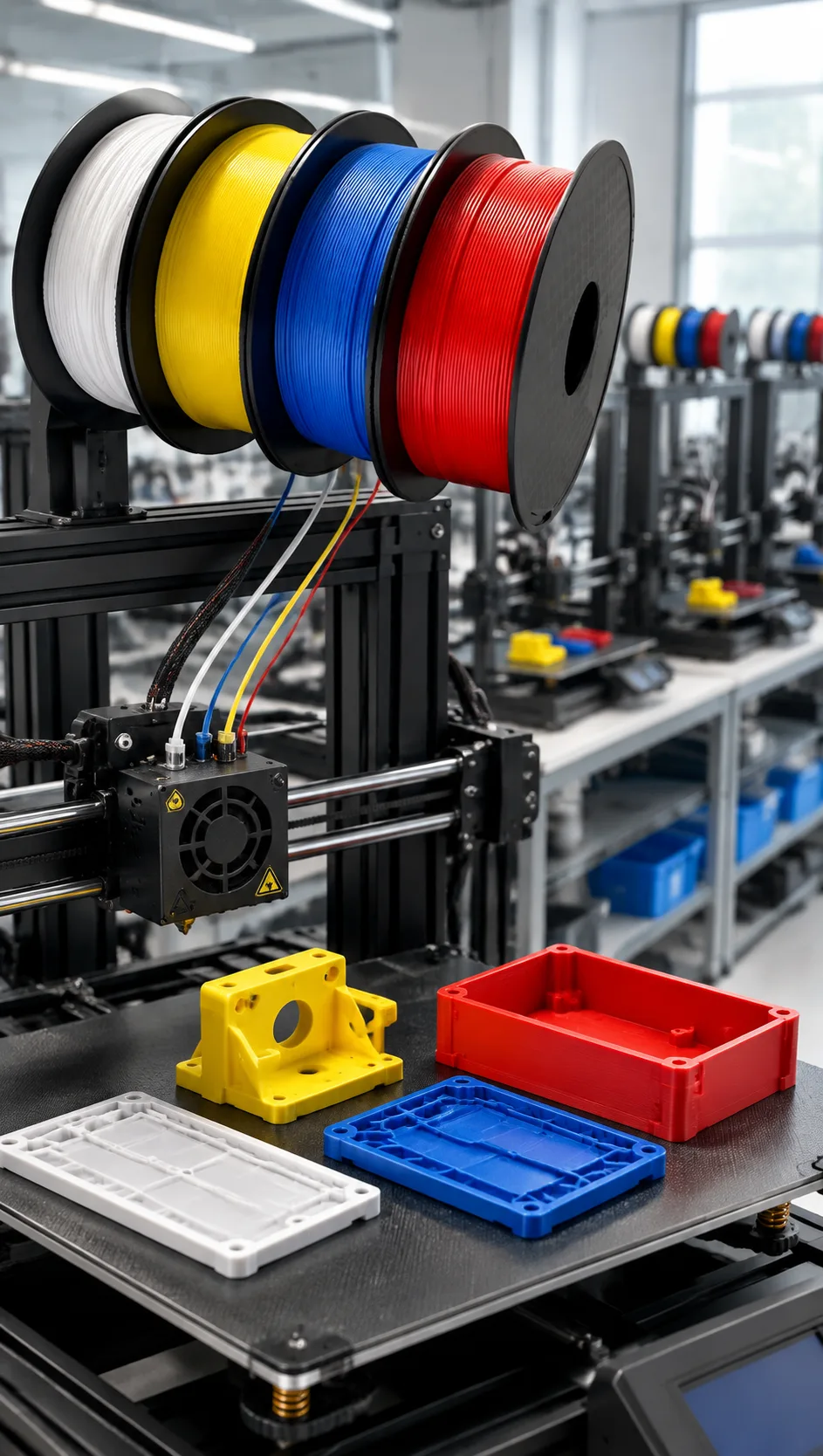 High Precision PLA Filament 1.75mm Low Warp Multicolor 8 Shades — Scene