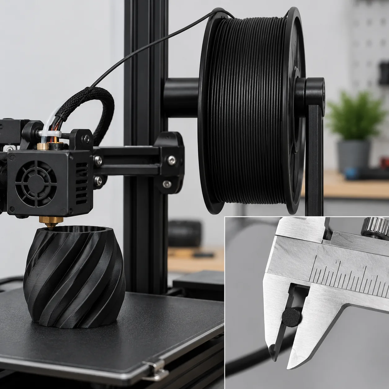 High Precision PLA Filament 1.75mm Low Warp Multicolor 8 Shades — Product Images