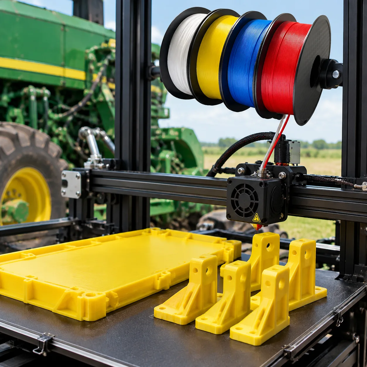 High Precision PLA Filament 1.75mm Low Warp Multicolor 8 Shades — Product Images