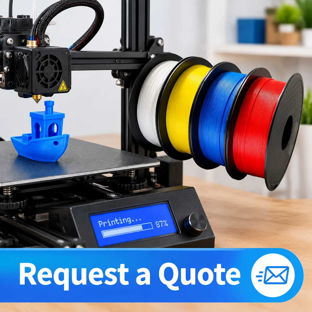 High Precision PLA Filament 1.75mm Low Warp Multicolor 8 Shades — view 6