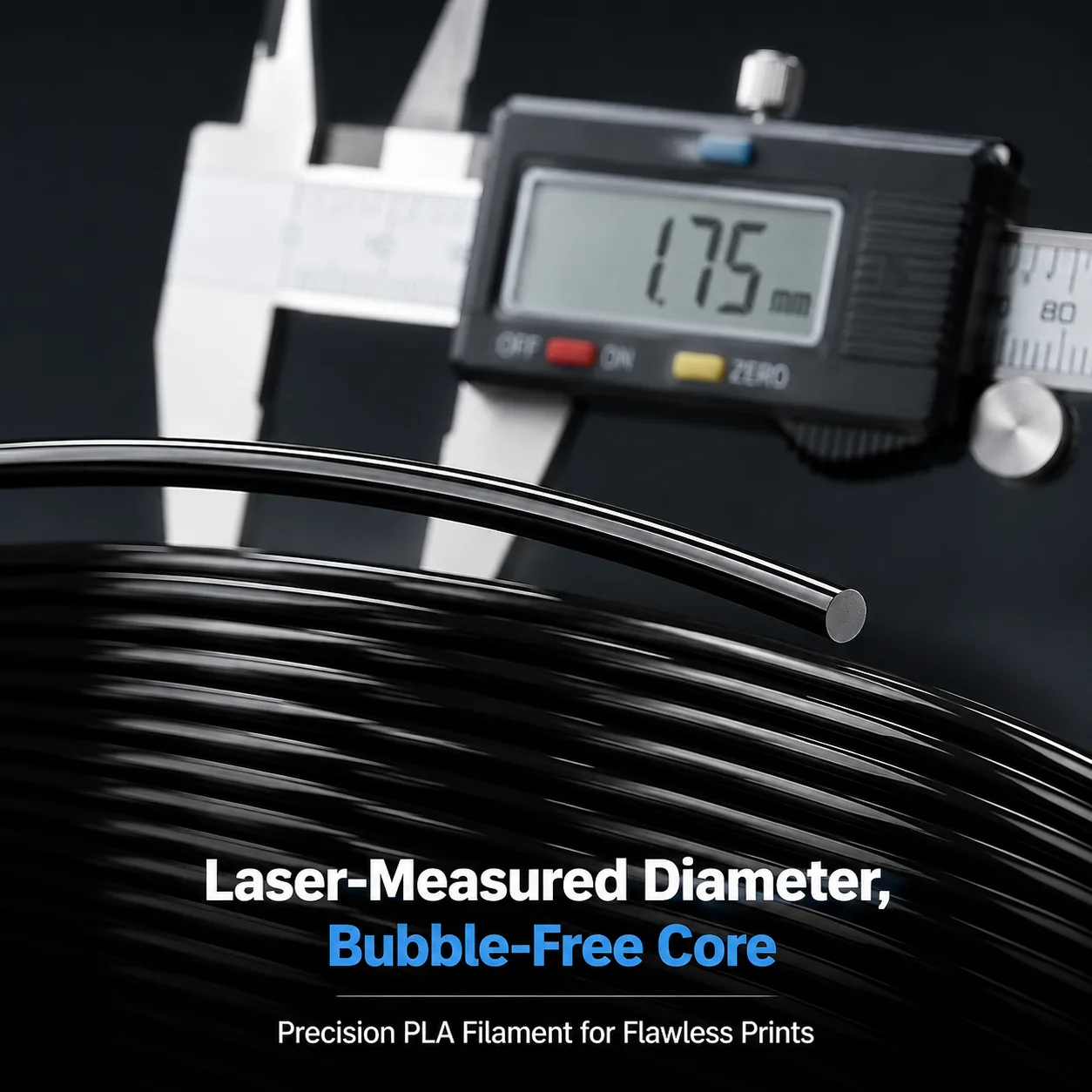 Yiqiu3D Premium PLA Filament 1.75mm High-Purity — Product Images