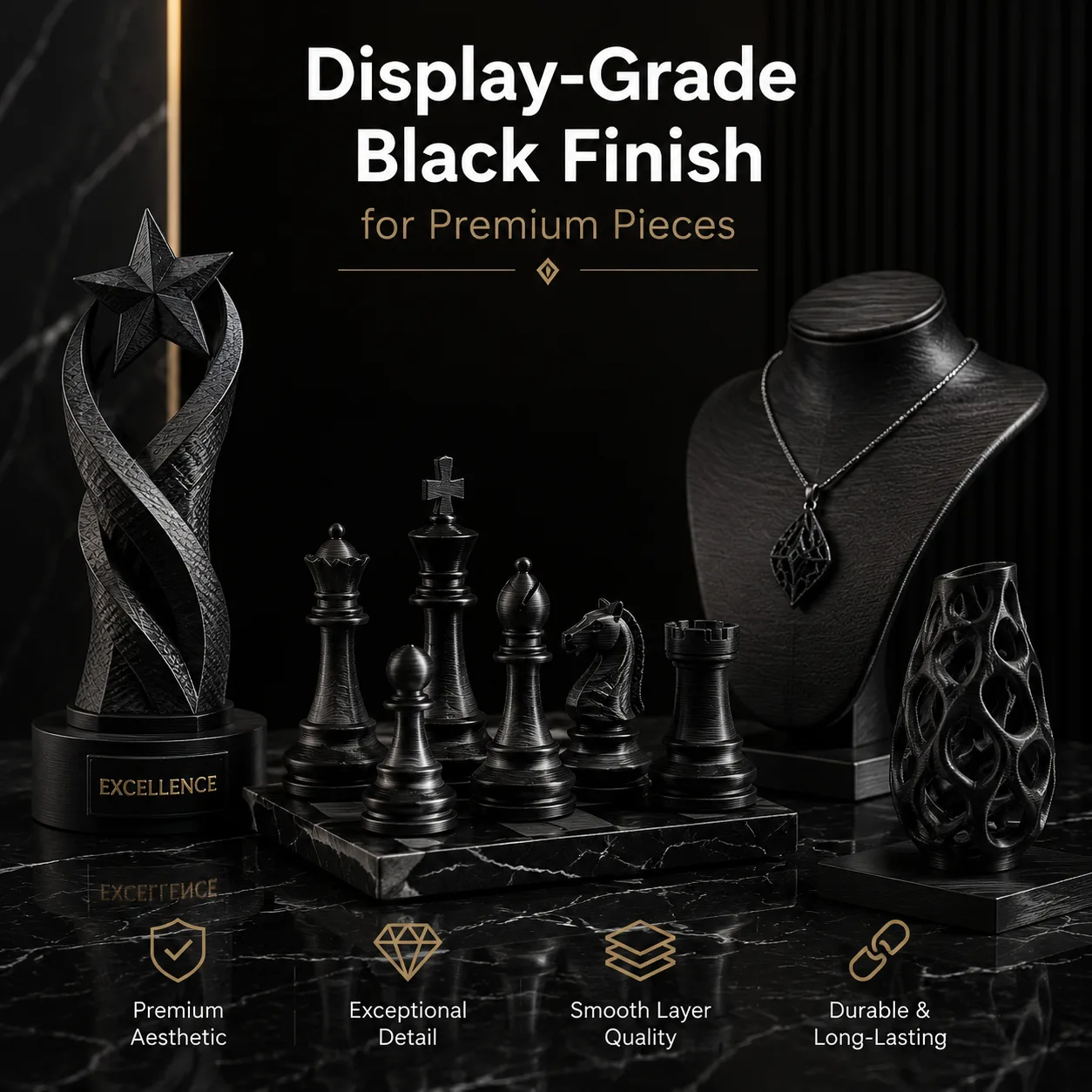 Yiqiu3D Premium PLA Filament 1.75mm High-Purity — Product Images