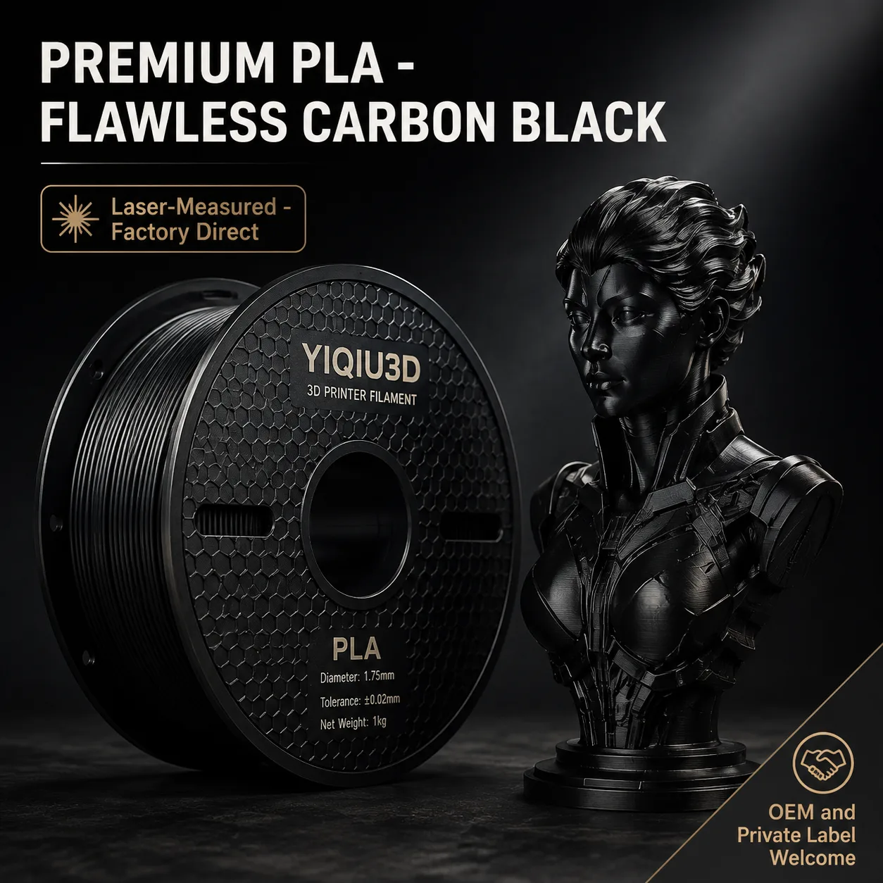 Yiqiu3D Premium PLA Filament 1.75mm High-Purity — view 6