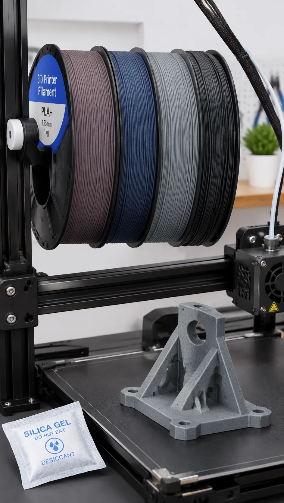 Reinforced PLA PETG GF CF Filament 1.75mm — Close-up