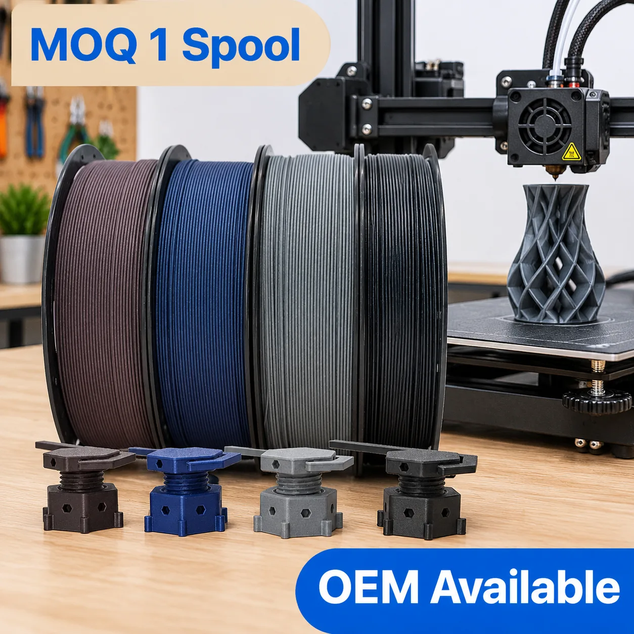 Reinforced PLA PETG GF CF Filament 1.75mm