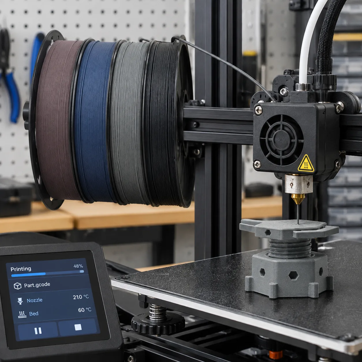 Reinforced PLA PETG GF CF Filament 1.75mm — Product Images